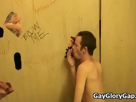 Gay gloryhole and interracial handjob video 02